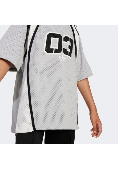 Adidas Retro 03 Çocuk Gri T-shirt Jc7323 Beyaz
