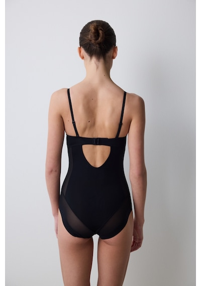 Penti Siyah Premium Bodysuit Korse