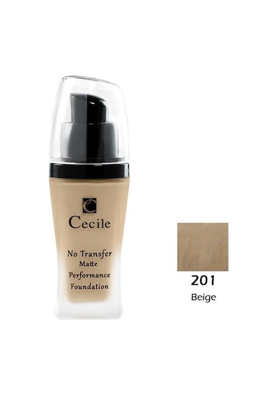 Cecile No Transfer Matte Performance Mat Fondote No: 201 30 ML