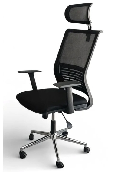 Neonx Spring Pro Başlıklı Çalışma Koltuğu Ofis Koltuğu Lüx Yönetici Koltuğu Siyah