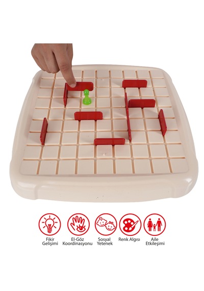 Koridor Akıl Ve Zeka Kutu Oyunu - Strateji Ve Zeka Geliştirici Eğlenceli Oyun