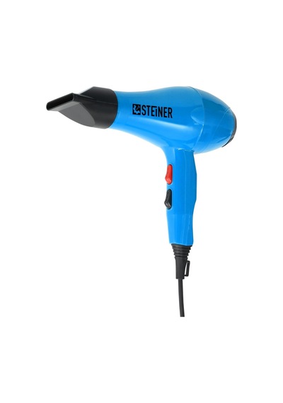 Alman 3600 Watt Profesyonel Saç Kurutma Makinesi Fön Makinesi Ac Motor Ms-9001 Mavi + 2 Adet Başlık