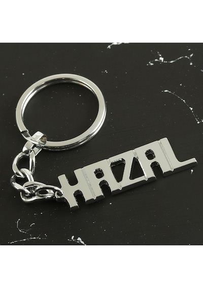 Hazal İsimli Anahtarlık Gümüş