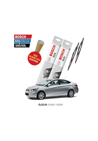Bosch Eco Hyundai Accent Blue Silecek Takımı (2011-2015)