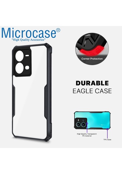 Vivo V25/X80 Lite Airbag Serisi Köşe Korumalı Tpu Kılıf - Al3370 (567383065)