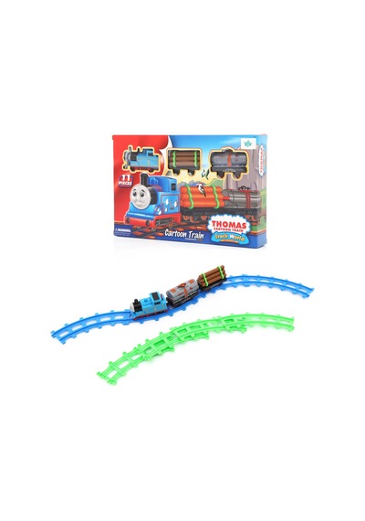 Thomas 11 Parça Pilli Raylı Trend Seti - Çocuk Tren Oyuncak Seti
