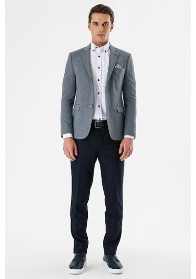 İmza Lacivert Desenli Mono Yaka Çift Yırtmaç Likralı 6 Drop Slim Fit Dar Kesim Klasik Ceket 1002240151-lacivert Lacivert İmza Lacivert Desenli Mono Yaka Çift Yırtmaç Likralı 6 Drop Slim Fit Dar Kesim Klasik Ceket 1002240151-lacivert Lacivert