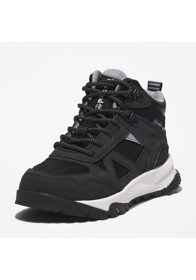 Timberland Lincoln Peak Mid Lace Up Waterproof Hiki Çocuk Bot-34006 Siyah