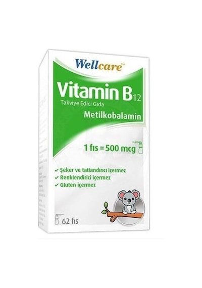 Wellcare Vitamin B12 500 Mcg Dil Altı Sprey 5 Ml