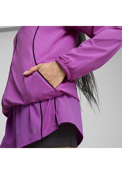 Puma Run Velocıty Woven Jacket W Kadın Ceket Mor