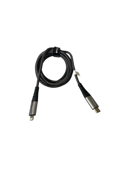 2 Metre Uzun Apple Uyumlu iPhone Usb C To Lightning Şarj Kablosu Led Işıklı Hasır Örgülü 27 Watt Şarj Data Kablosu