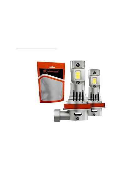 Joyecar H11 Mini Serisi Led Far Ampulü, 2'li Paket, Araç Farı İçin Yüksek Performanslı Led