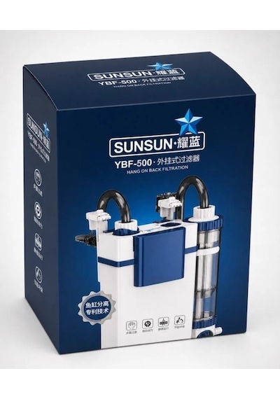 Sunsun Ybf-500 Yeni Nesil Askı Filtre 500lt/h 6w