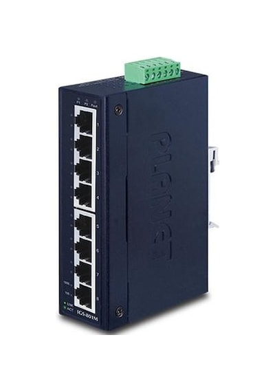 Planet PL-IGS-801M 8 Port Gigabit Managed Endüstriyel Ethernet Switch