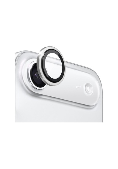 Microsonic Apple Uyumlu iPhone 17 Air Tekli Kamera Lens Koruma Camı Gümüş