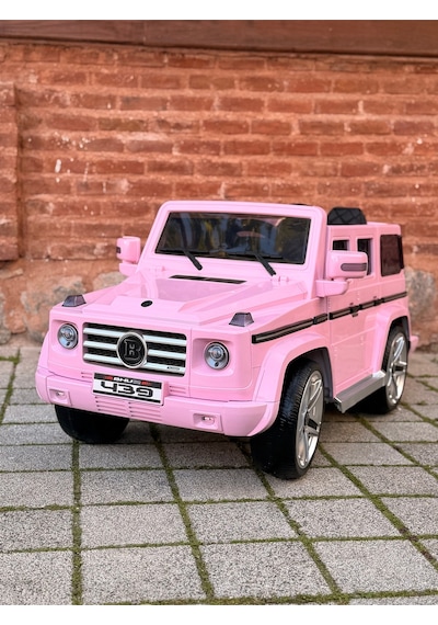 Mercedes Brabus İsmeözel Plaka Akülü Araba 1-6 Yaş Kumandalı Pembe