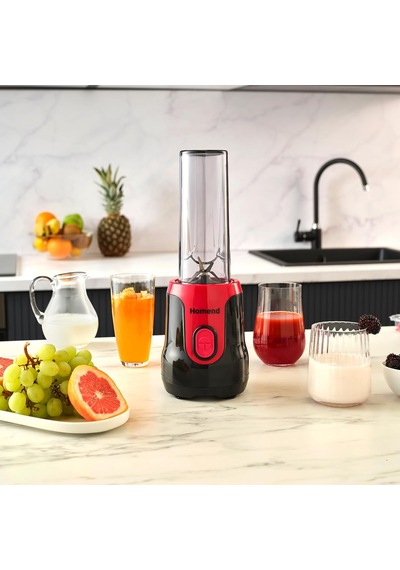 Mixfresh 7026h Kişisel Smoothie Blender Siyah Kırmızı Belirtilmemiş