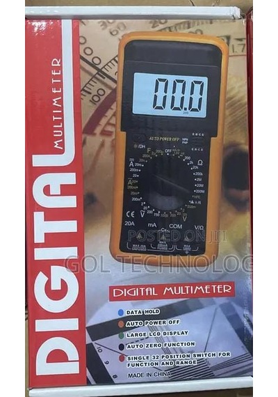 Usta Tipi Dijital Ölçü Aleti Ekran Dijital Multimetre El Ampermetre Voltmetre Akım Ölçüm Buzzerli