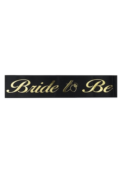 Bride To Be Siyah Gold Kuşak 150 Cm