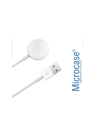 Microcase Apple Uyumlu  Watch Ultra Manyetik Şarj Kablosu 1m AL3073 Beyaz