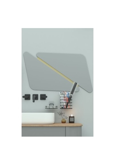 Metal Yapışkanlı Banyo Aksesuar Seti Pratik Ve Şık Açık Bej