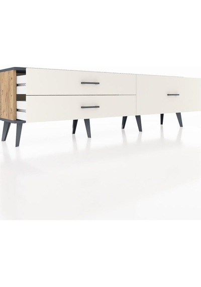 Arges Tv Ünitesi 3 Çekmeceli 176x30x51 Çam-antrasit/aytaşı Antrasıt/aytası Arges Tv Ünitesi 3 Çekmeceli 176x30x51 Çam-antrasit/aytaşı Antrasıt/aytası