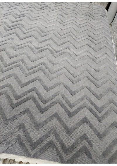 İpek Lüx 160x230 4m2 Polyester İplik Dokuma Antrasit