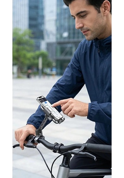 Xy-089 Motosiklet & Bisiklet Ayna Baglantılı Telefon Tutucu - 99