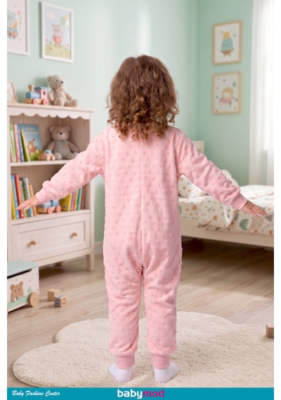 Babymod 1.5 Tog Kız Erkek Çocuk Pamuklu Uyku Tulumu Pembe