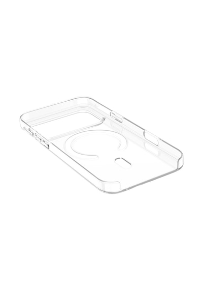 Apple Uyumlu iPhone 17 Pro Max Kılıf Mkst Wireless Şarj Özellikli Şeffaf Kapak - Şeffaf Şeffaf