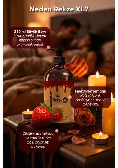 Masaj Yagı Çilek Arom Erotik Etkili Büyük Boy Vucut Çilekli 250 Ml - 502483456