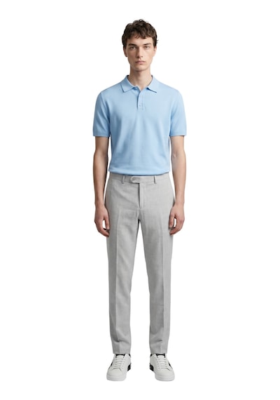 Anthony Jackson Premium Erkek Triko Polo Yaka T-shirt Giovanni Açık Mavi