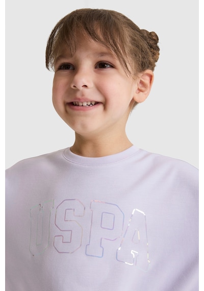 U.s. Polo Assn. Kız Çocuk Lila Tişört 50325722-vr034