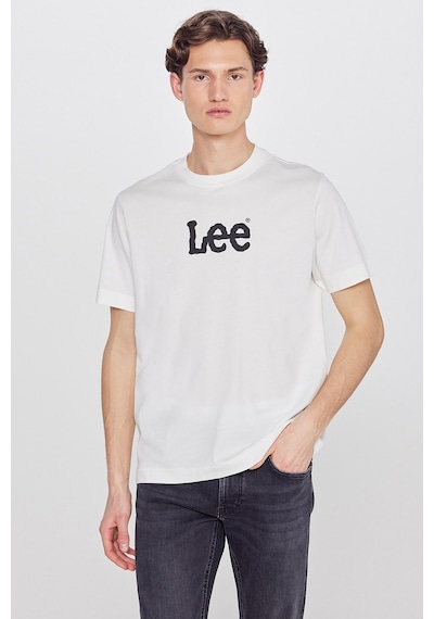 Lee Erkek T Shirt L2610100 102 Beyaz