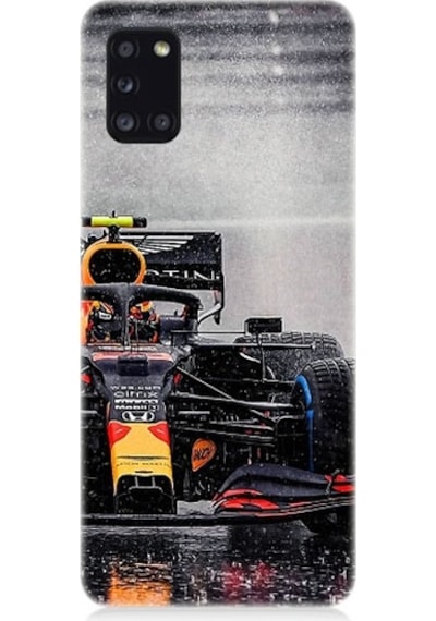Samsung Galaxy A31 Uyumlu Max Verstappen F1 Aracı Desenli Silikon Kılıf
