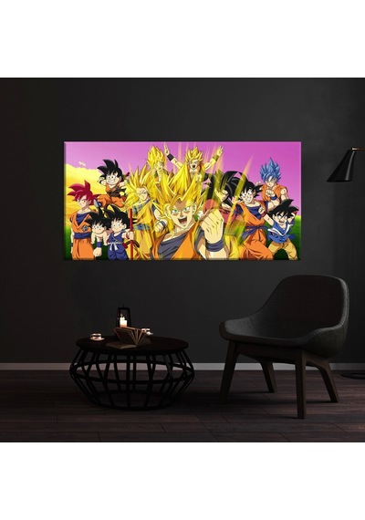 Dragon Ball Toplu Kanvas Tablo