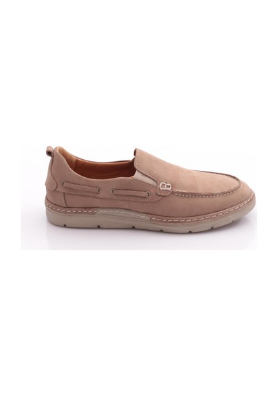 Dgn 24117 Erkek Comfort Ayakkabi Bej Nubuk