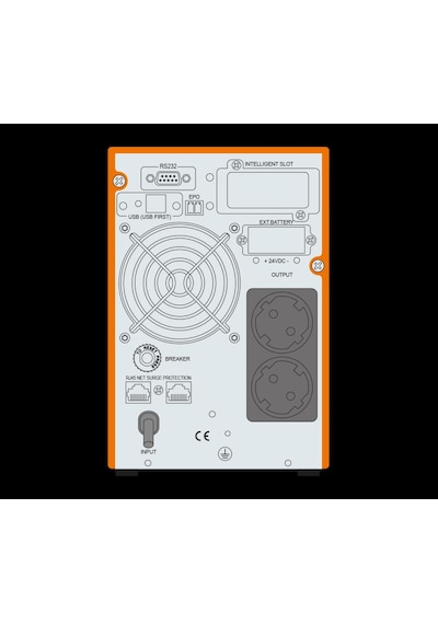 Makelsan Powerback SE Serisi 1 kVA Online 1F-1F 2-9Ah Akü