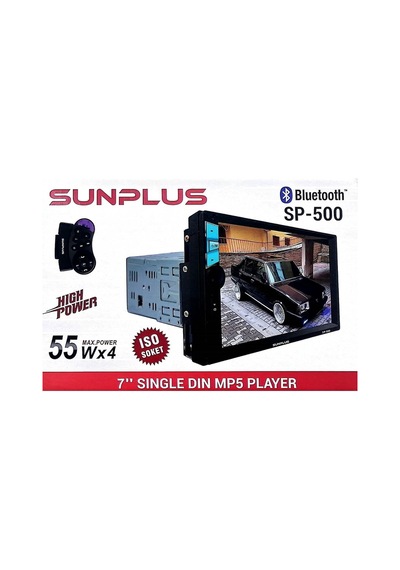 Çelebi Sunplus Sp-500 Tofaş Şahin Uyumlu 7''double Teyp Geri Görüş Kamerası Hediyeli