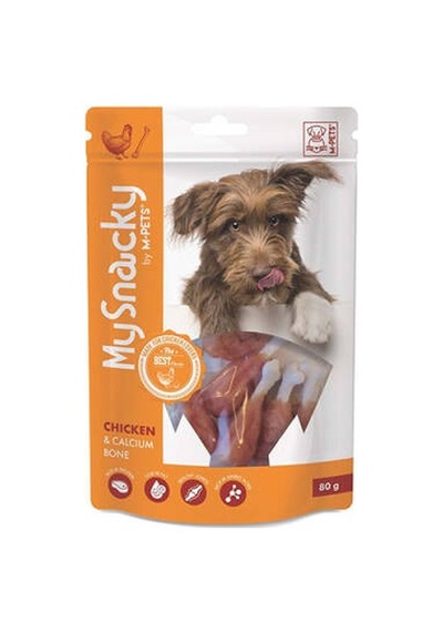 Tavuklu Kalsiyumlu Kemik Köpek Ödülü 80 Gr