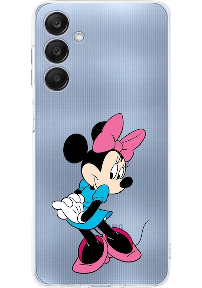 Samsung Galaxy A26 İle Uyumlu Minnie Mouse 7 Baskılı Kamera Korumalı Şeffaf Kılıf Şeffaf