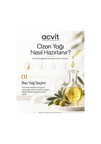 Acvit Koruyucu ve Yenileyici Saf Ozon Yağı 50 ML