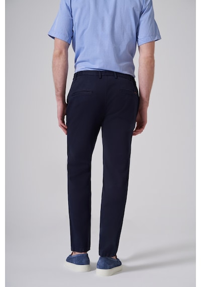 Morven Erkek Lacivert Pamuk Trend Slim Fit Chino Pantolon 26ks003008200 Lacivert