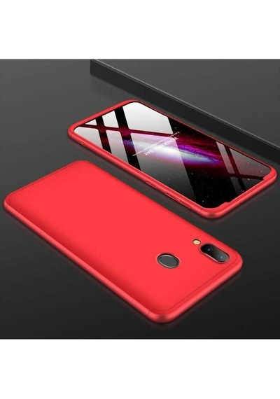 Galaxy M20 Kılıf Zore Ays Kapak Kırmızı