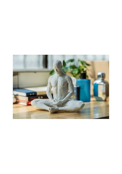 Yoga/meditasyon Yapan İskandinav Tarzı Biblo Heykel Figür Dekor Dekorasyon Hediyelik Denge Ve Huzur 2