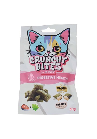 M-pets Crunchy Bıtes Dıgestıve Health Fonksiyonel Kedi Ödülü 60gr