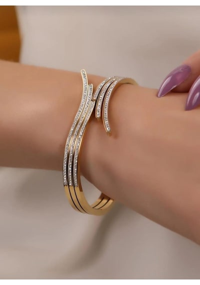 Elena 316l Kararmaz Çelik Takı Seti Gümüş - Rose Gold