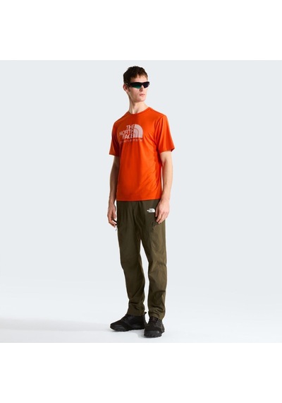 The North Face M 24/7 S/s Tee Logo Graphıc Reg Erkek T-shirt Nf0a8bejg6l1 Lava Red