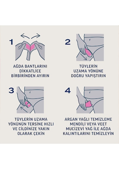 2 Adet Veet Ağda Bandı Bikini & Koltuk Altı 16'lı