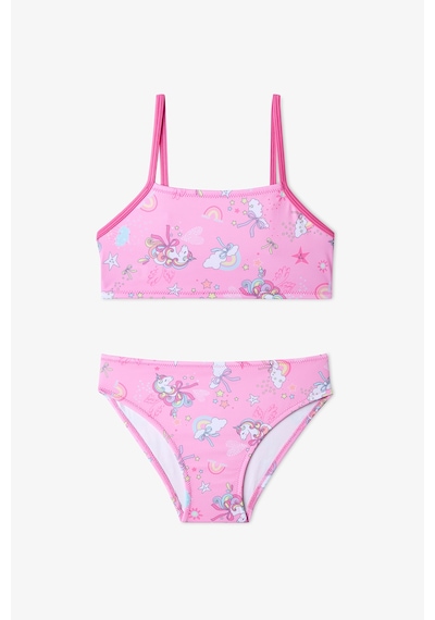 Penti Renkli Kız Çocuk Uniribbon Halter Bikini Takımı